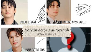 Top 7 Most Handsome Korean Actors { Age 30 - 35 } With Autograph