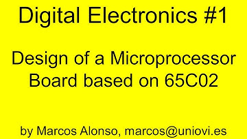 DE #1: Design of a Microprocessor Board based on 65C02 CPU