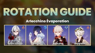 ROTATION GUIDE - Arlecchino, Yelan, Kazuha, Bennett | Genshin Impact