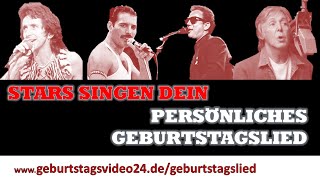 Deine Lieblingsstars singen dir ein Persönliches Geburtstagslied (so wurde noch niemand überrascht)