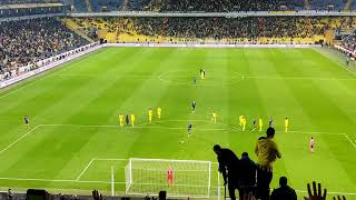 Fenerbahçe - Villarreal Penaltı Golü Tribün Çekim