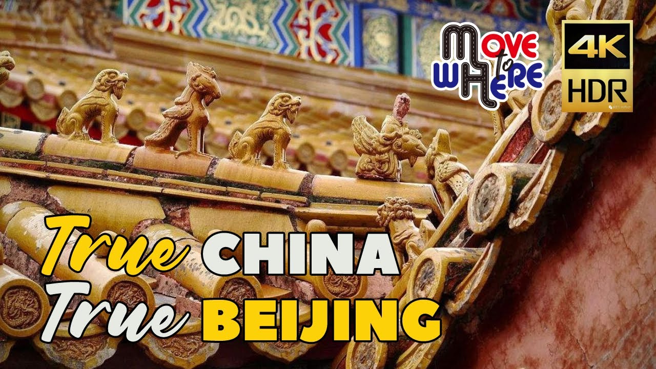 (4K60FPS HDR)Bikingtour in Beijing|Culture street|liulichang|famous district in Beijing|TRUE Beijing