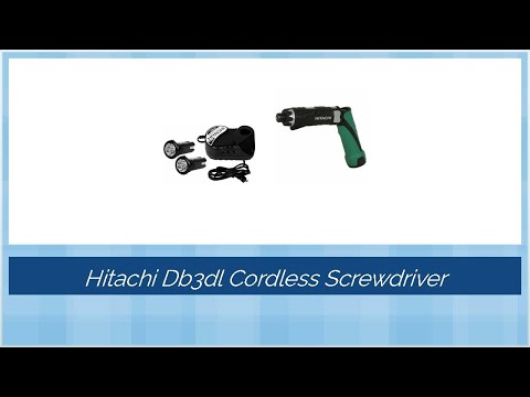 Hitachi Db3dl Cordless Screwdriver - Daring Reviews