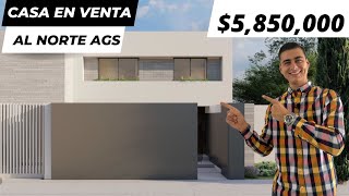 Casa en Venta $5,850,000 al norte AGUASCALIENTESEDGAR INMUEBLES 4491960699