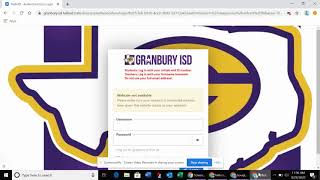 Signing into a Granbury ISD Student Account on a Personal Device