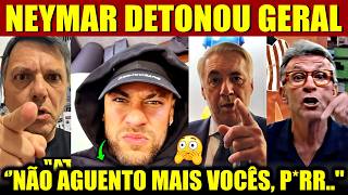 🚨NOSSA! NEYMAR EXPLODE CONTRA A IMPRENSA ESPORTIVA ‘’NÃO AGUENTO MAIS ESSES CARAS, POW'' !
