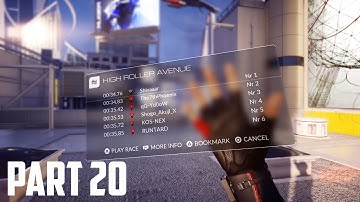 Mirror’s Edge Catalyst - 100% Walkthrough Part 20 [PS4] – Dash: High Roller Avenue (3 Stars)