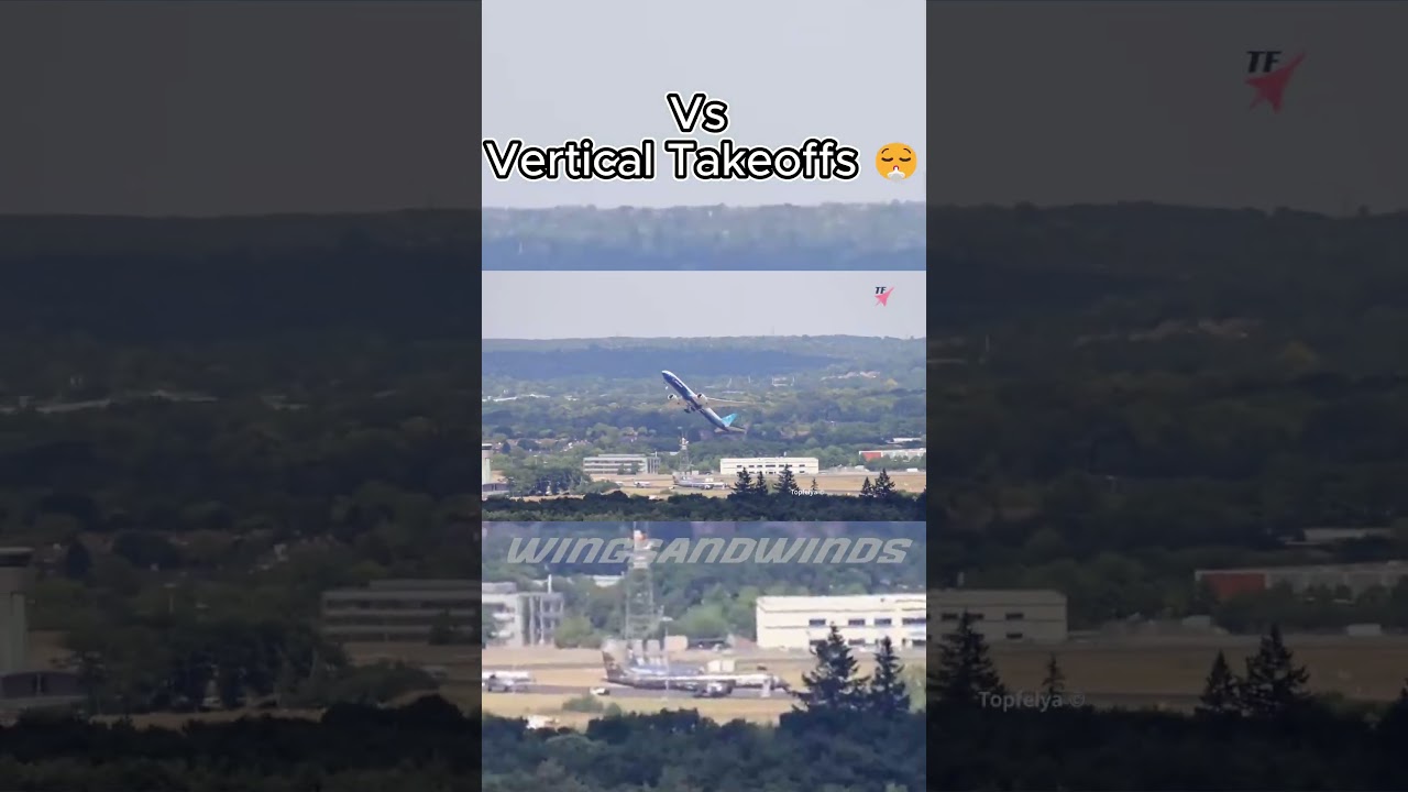 Normal Takeoffs Vs Vertical Takeoffs  