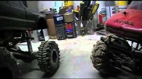 SCX10 AND WRAITH COMPLETED DRIVETRAIN SWAP