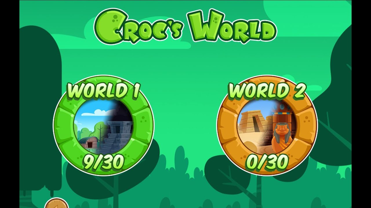 Second live || Gaming || Playing Croc's World Game