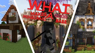What makes a Minecraft Base good?