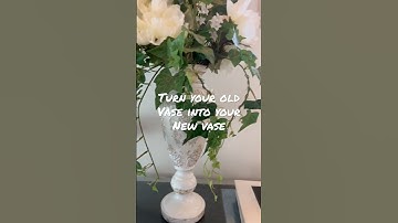 STOP, Turn Your Old Vase Into Your New Upcycle Vase #shorts #short #diy #upcycling