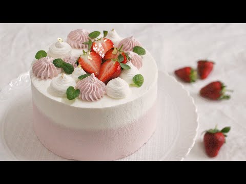 Video: Kek Strawberi-raspberry