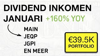 Dividend Inkomen Januari 160% Yoy