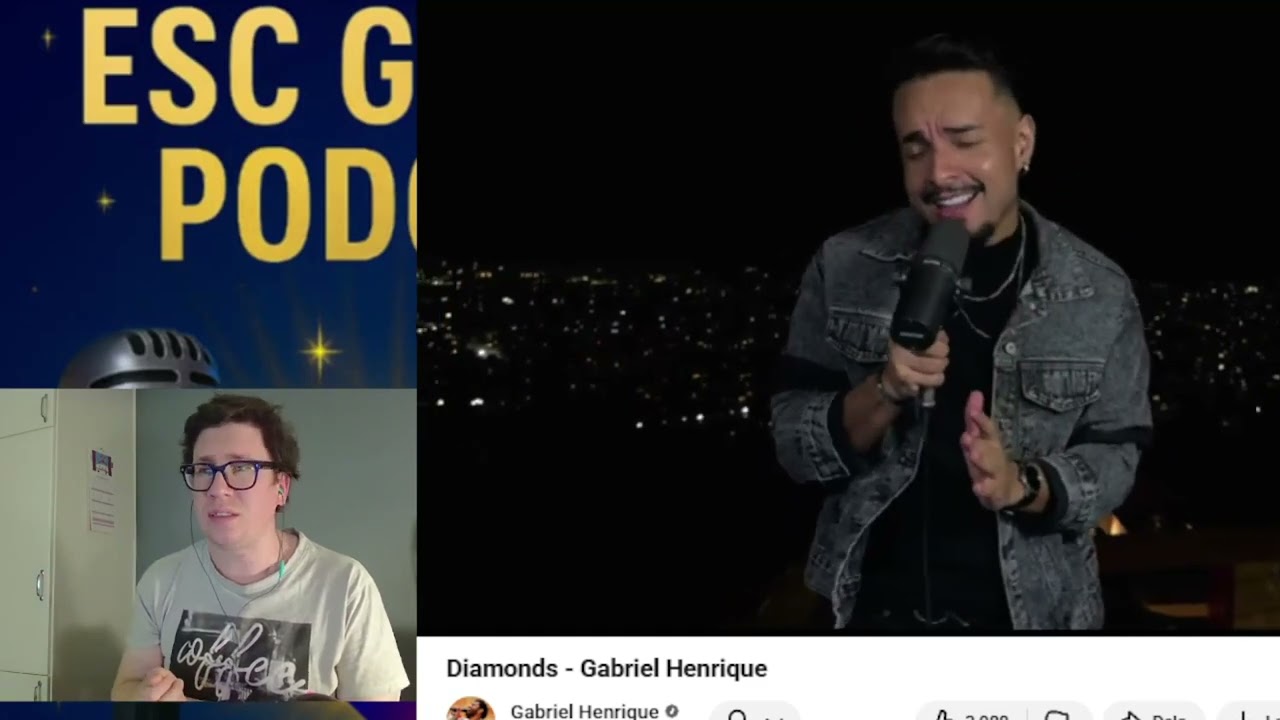Diamonds - Gabriel Henrique (кавер на песню Рианны/Сии) #gabrielhenriquereaction #reaction
