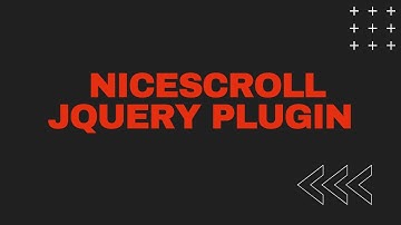 Nicescroll jQuery Plugin