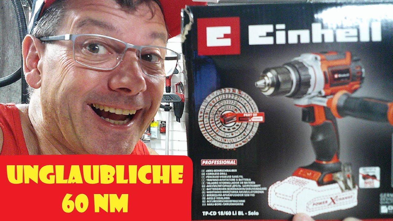 #einhellharry powerXchange - Li #einhell_ag 18/60 Einhell Bohrschrauber Akku BL YouTube TP-CD