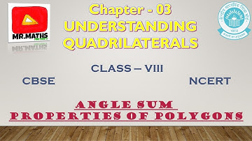 Class-08|| Ch-03|| UNDERSTANDING QUADRILATERALS|| PROPERTIES|| ANGLE SUM PROPERTY|| #GEOGEBRA||CBSE