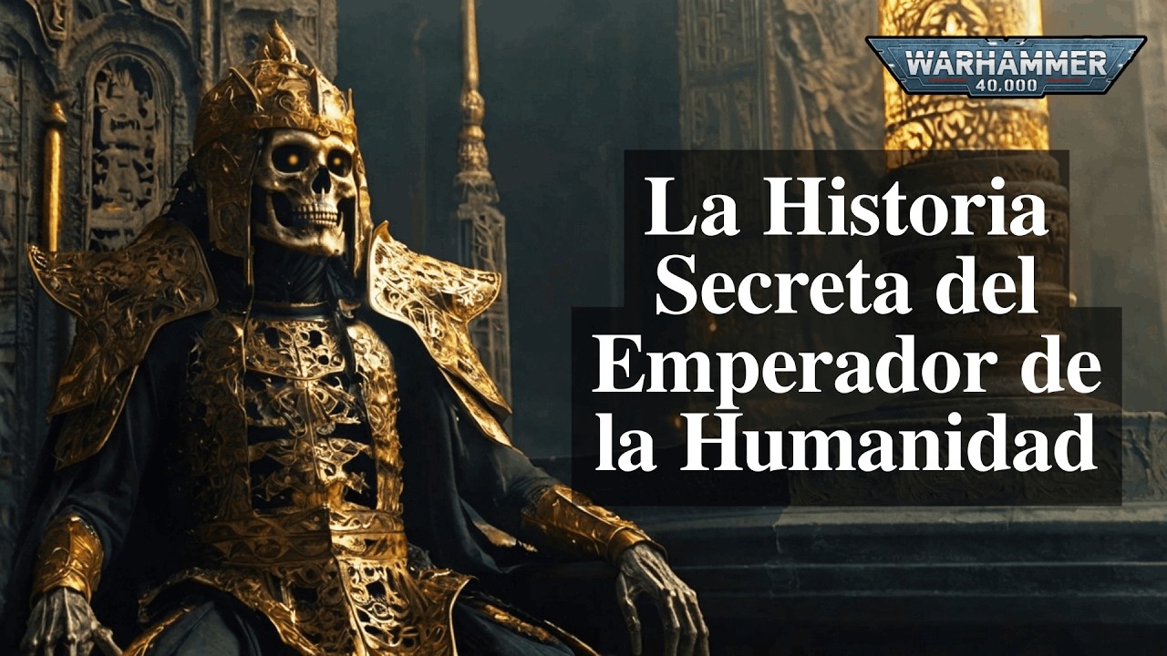 El Emperador de la Humanidad: Historia Prohibida del Nacimiento al Trono Dorado | Warhammer 40k LORE