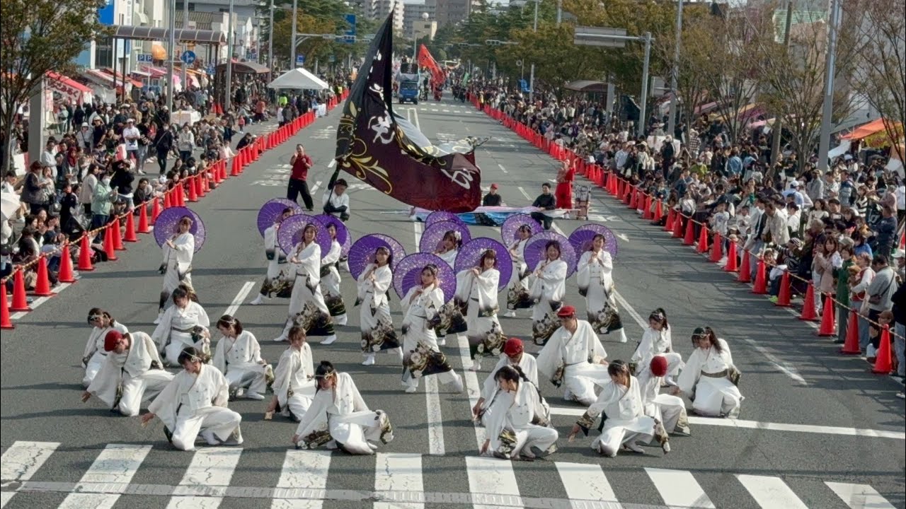 2025年　第74回宇部祭り　長州南蛮連練り歩き『市季旋花』