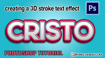 Stroke 3D Text Effect in Photoshop