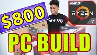 RYZEN 2700 PC BUILD | $800