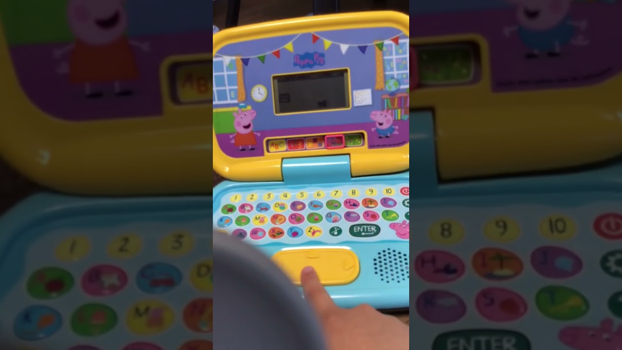 vtech peppa pig play smart laptop part 4 - YouTube