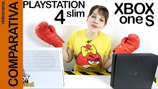 PlayStation 4 Slim vs Xbox One S COMPARATIVA