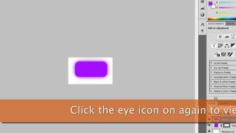 How to Create custom buttons in Photoshop CS3/CS4