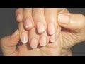 Gel nails  uas de gel  diseo natural en ua corta   aplicacin con punzn