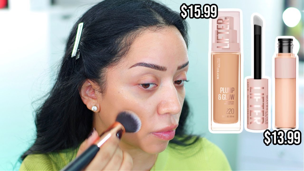 Обзор тонального крема и консилера Maybelline Lifter 👀 | Стойкость + первые впечатления!