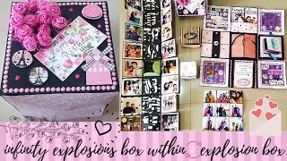 craziest explosion box |Infinity explosion box within explosion box|VERSATILE ME|