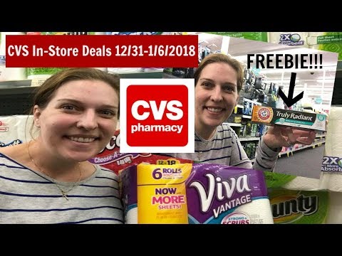 CVS In-Store Couponing 12/31-1/6/2018