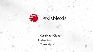 CaseMap Cloud - Transcripts