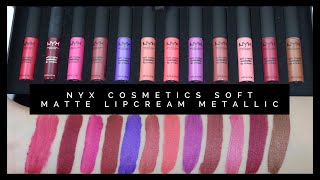 NYX SOFT MATTE LIPCREAM METALLIC