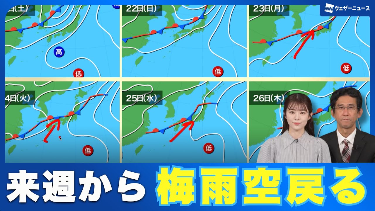 Rainy season will return next week - YouTube