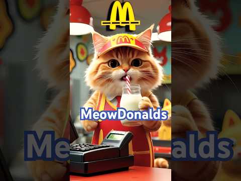 MeowDonalds Dudi Dudi Dam Dam Dudidudidamdam Cat Shorts 