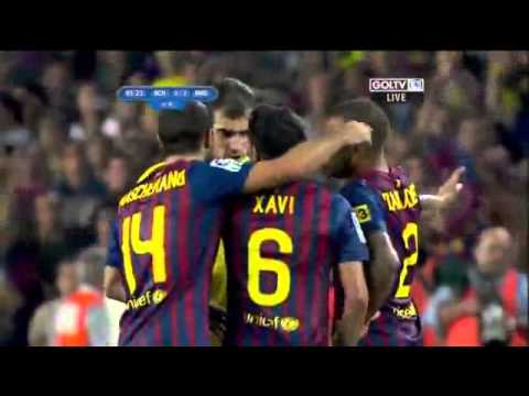 HD Marcelo Red Card Vs Barcelona Fight Super Copa 2011 360p 