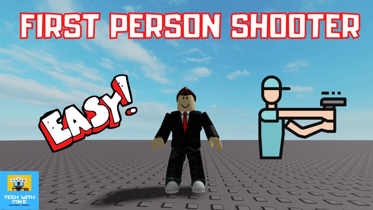 How To Make A First Person Shooter All Roblox Studio Tutorial Youtube - how to make a first person view in roblox