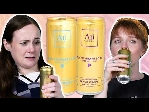 Irish People Try Au Vodka Cans