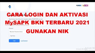 HOW TO LOGIN AND ENTER MySAPK BKN?