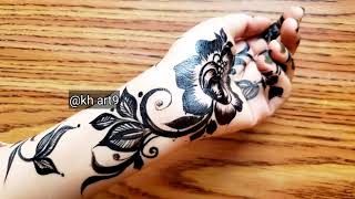 نقوش الحناء السوداء ابدعي وتألقي في مناسباتك mehndi designs for hands screenshot 1