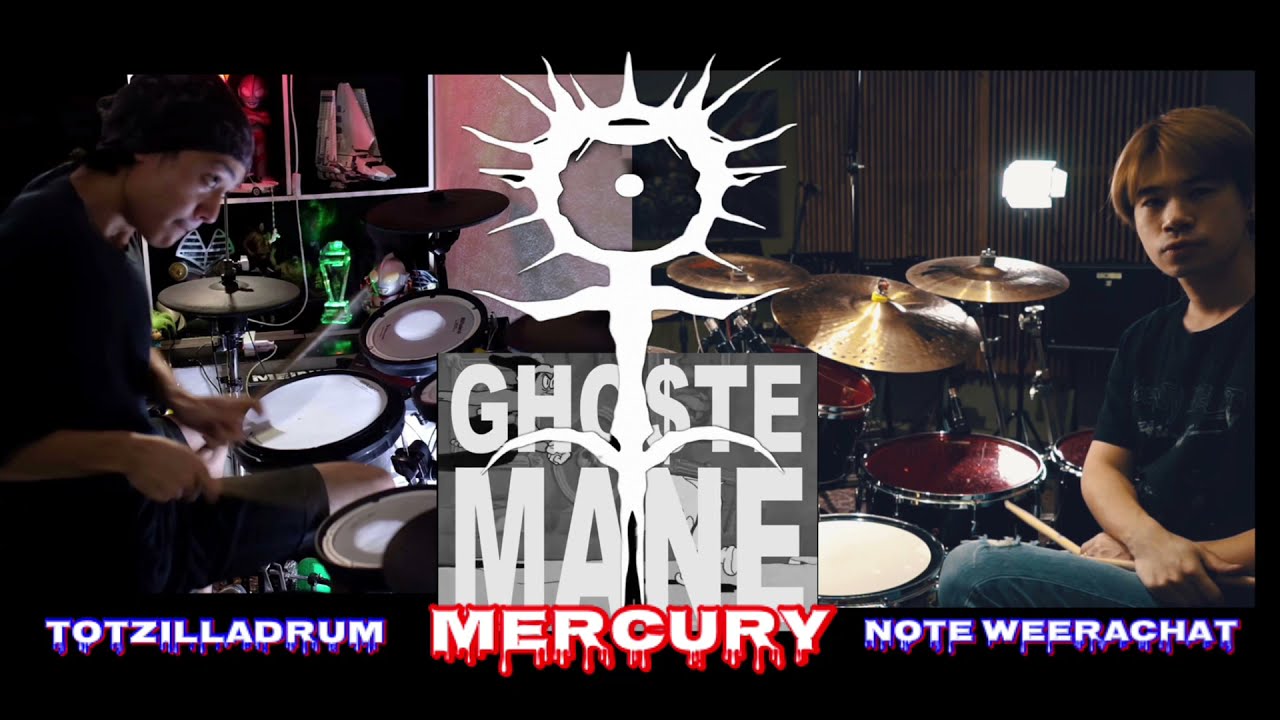 GHOSTEMANE - Mercury [ Drum Cover Ft. Totzilla ]