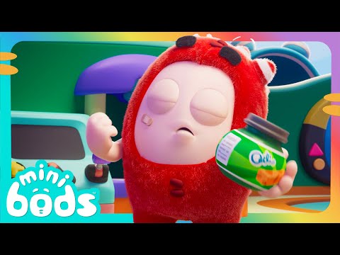 Set Free The Snack NOW | Minibods Baby Oddbods | Funny Educational Cartoons For Kids