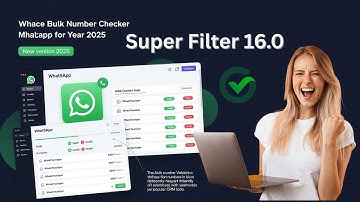 Bulk Whatsapp Number Filter Software 16.0 - Free WhatsApp super filter software download