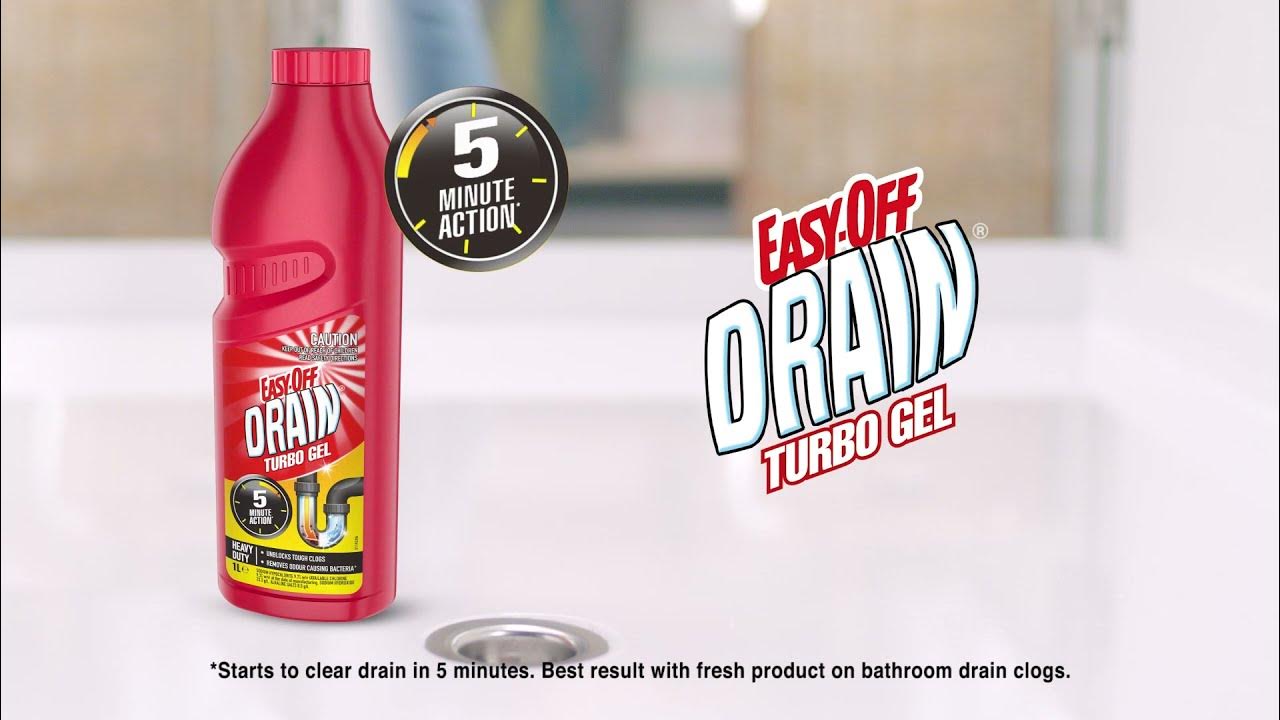 Easy Off Drain Turbo Gel YouTube