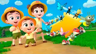 Baby Lala and Tiny Insect Friends Save the Day! 🐝🦋 | Lalafun Nursery Rhymes & Kids Songs