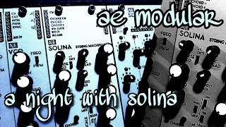 ae modular - a night with solina 🌌