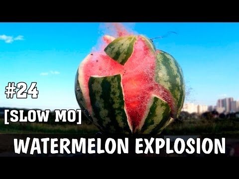 Watermelon explosion in Slow Motion