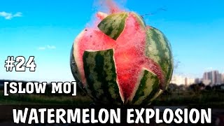 Watermelon explosion in Slow Motion